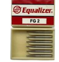 Боры Equalizer FG 2 карбидные с шарообразным наконечником (6 штук в упаковке)