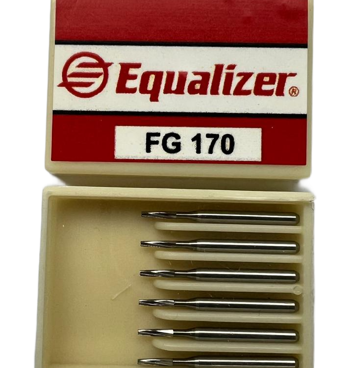 Боры Equalizer FG 170 карбидные с коническим наконечником (6 штук в упаковке)