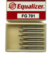 Боры Equalizer FG 701 карбидные с коническим наконечником (6 штук в упаковке)