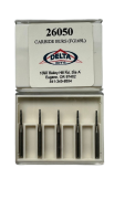 Боры Delta Kits DK FG169L карбидные с длинным конич. наконечн.(диаметр отверстия - 0,79 мм)