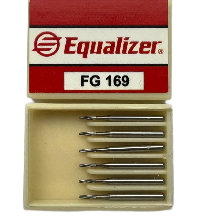 Боры Equalizer FG 169 карбидные с коническим наконечником (6 штук в упаковке)